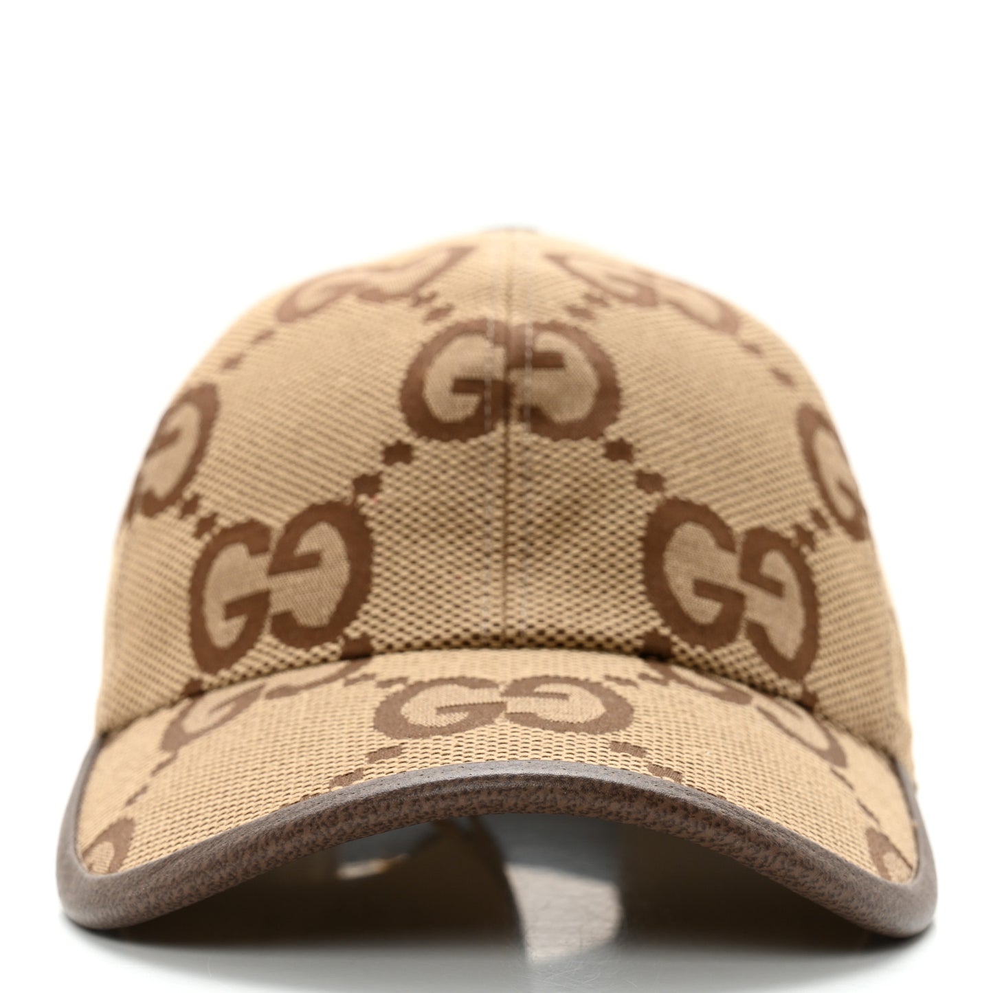 Monogram Jumbo GG Baseball Hat S 56 Camel Ebony