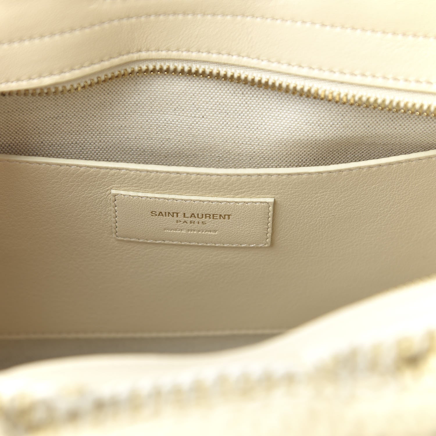 Saint Laurent Raffia Baby Monogram Downtown Cabas Naturale 9 of 10
