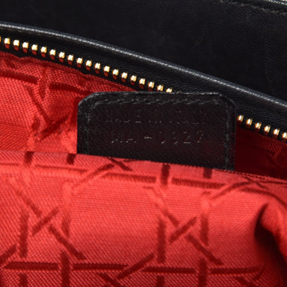 Christian Dior Lambskin Cannage Large Lady Dior Black 7 of 11