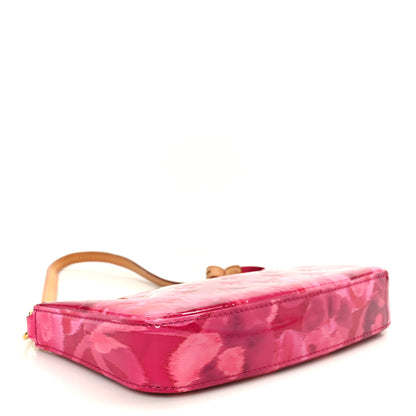 Louis Vuitton Vernis Ikat Pochette Accessories NM Rose Indien 4 of 10