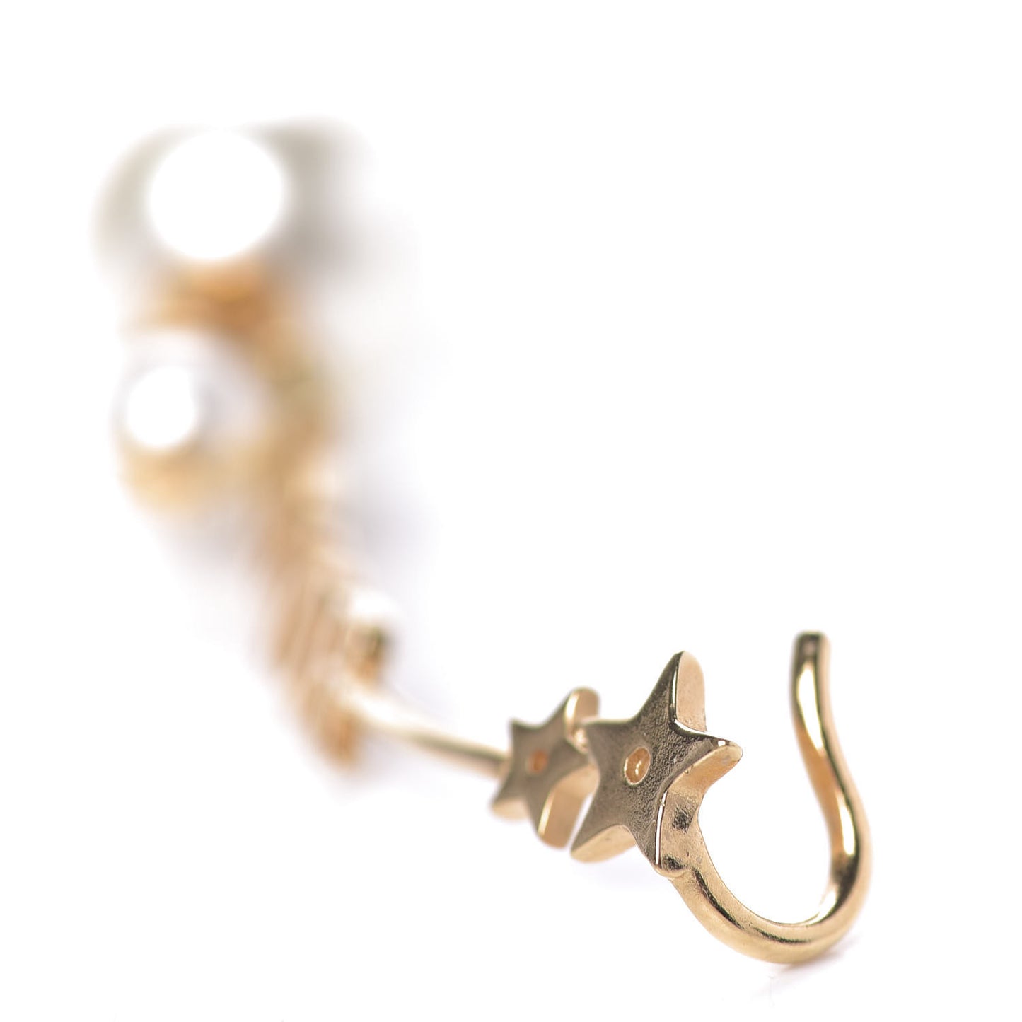 Pearl Star Earring Gold