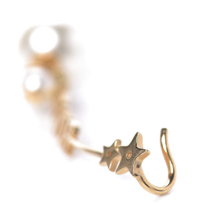 Christian Dior Pearl Star Earring Gold 2 of 5
