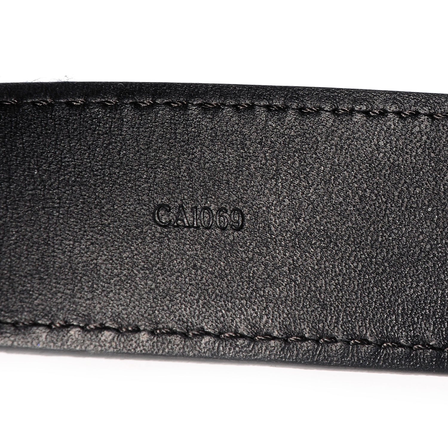 Louis Vuitton Damier Graphite Ceinture Force Belt 85 34 6 of 7