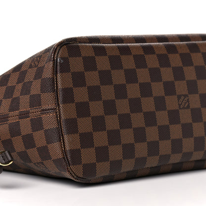 Louis Vuitton Damier Ebene Neo Neverfull MM Rose Ballerine 7 of 12