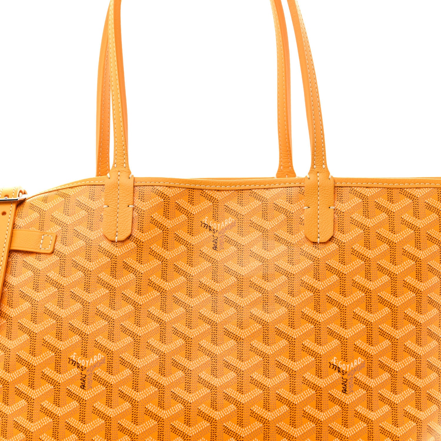 Goyard Goyardine Chien Gris Bag Yellow 6 of 8