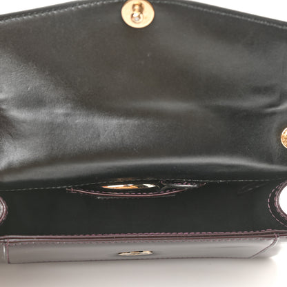 Bulgari Metallic Calfskin Serpenti Forever Shoulder Bag Plum 6 of 10