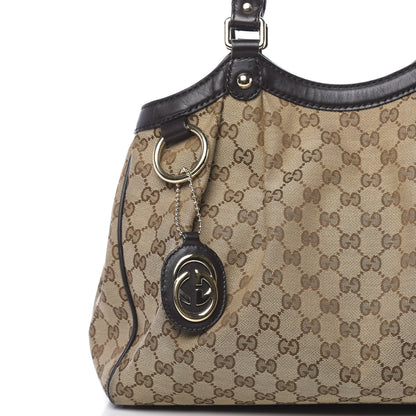 Gucci Monogram Medium Sukey Tote Black 10 of 11