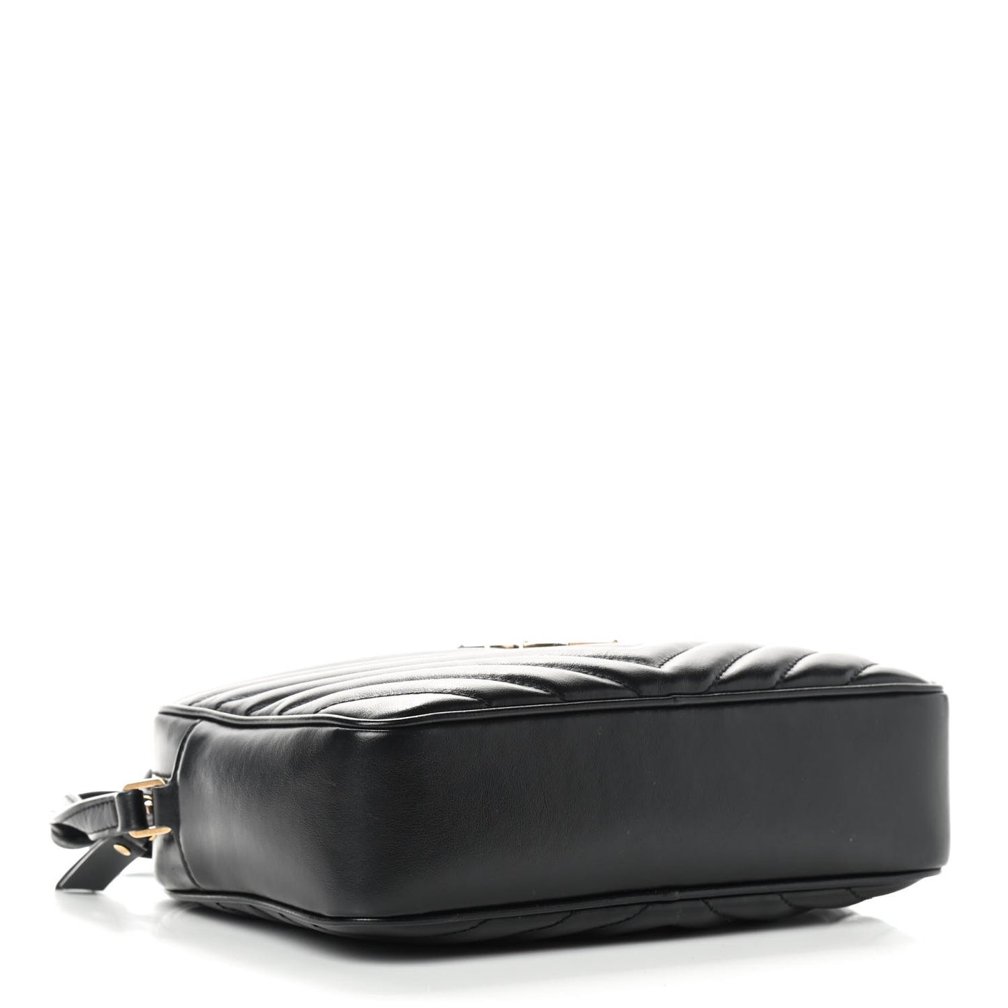 Calfskin Matelasse Monogram Lou Camera Bag Black