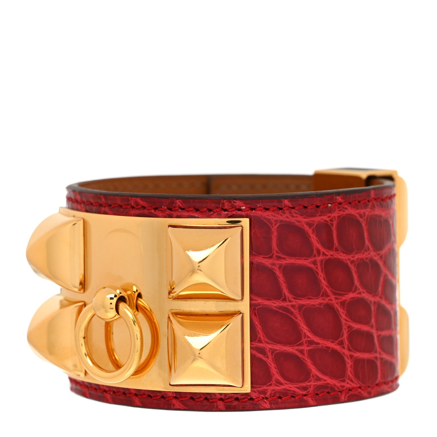 Shiny Alligator Collier De Chien CDC Bracelet Braise