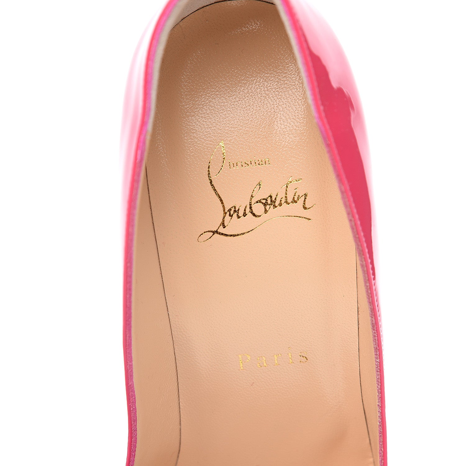 Christian Louboutin Patent Pigalle Follies 100 Pumps 39 Pinky 6 of 8