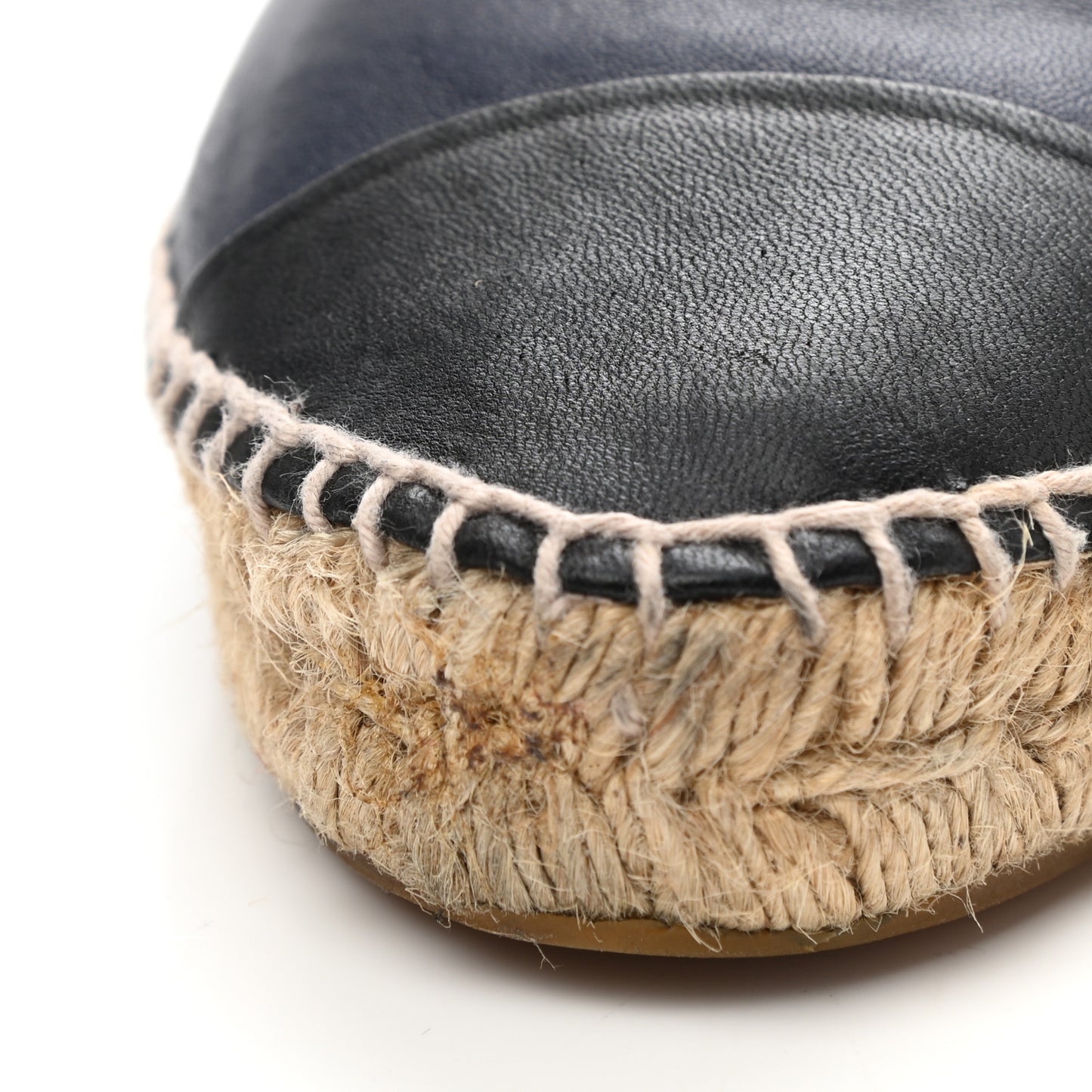 Lambskin CC Espadrilles 39 Navy Black