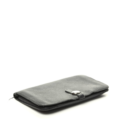 Hermes Togo Dogon Duo Wallet Black 4 of 11