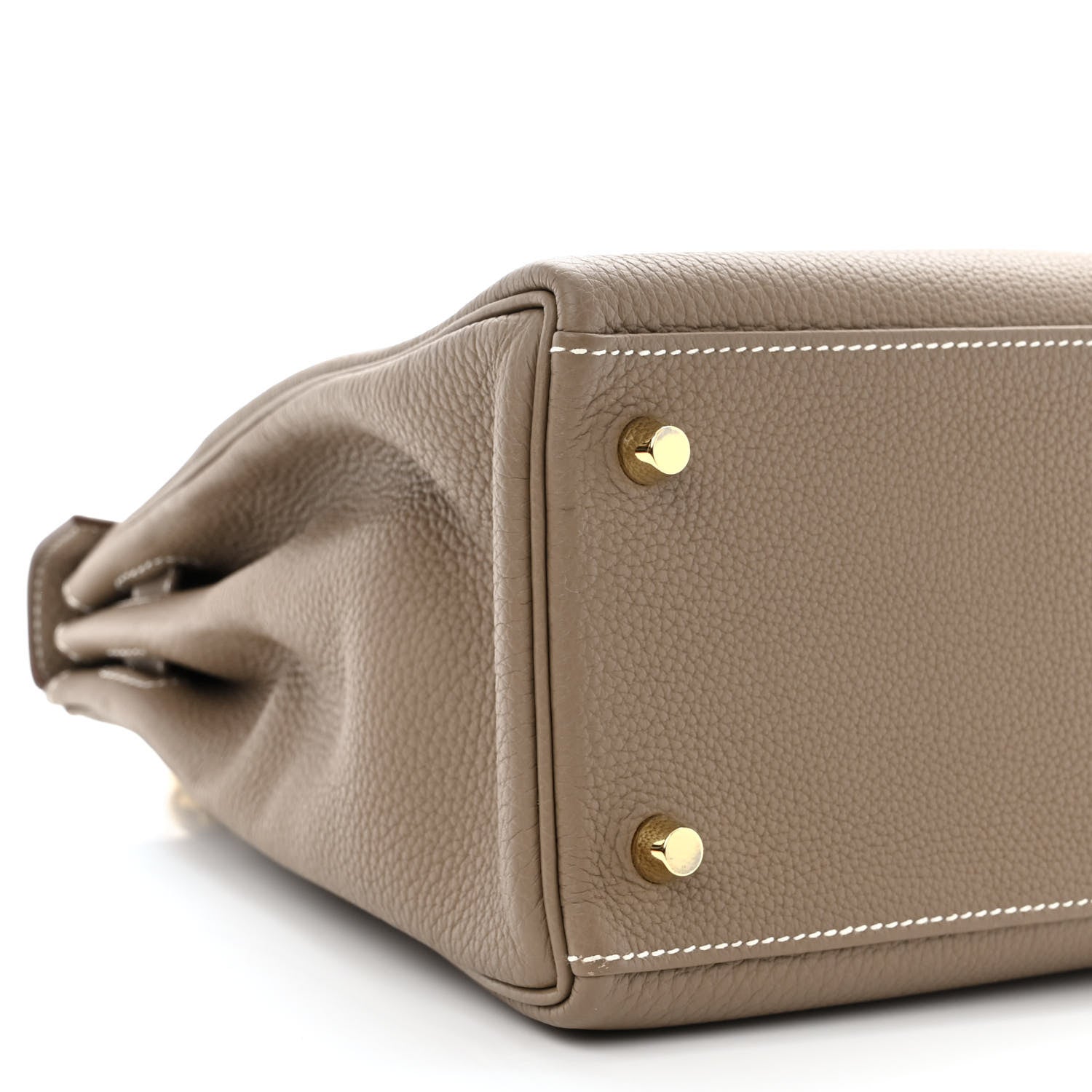 Hermes Togo Kelly Retourne 32 Etoupe 9 of 14