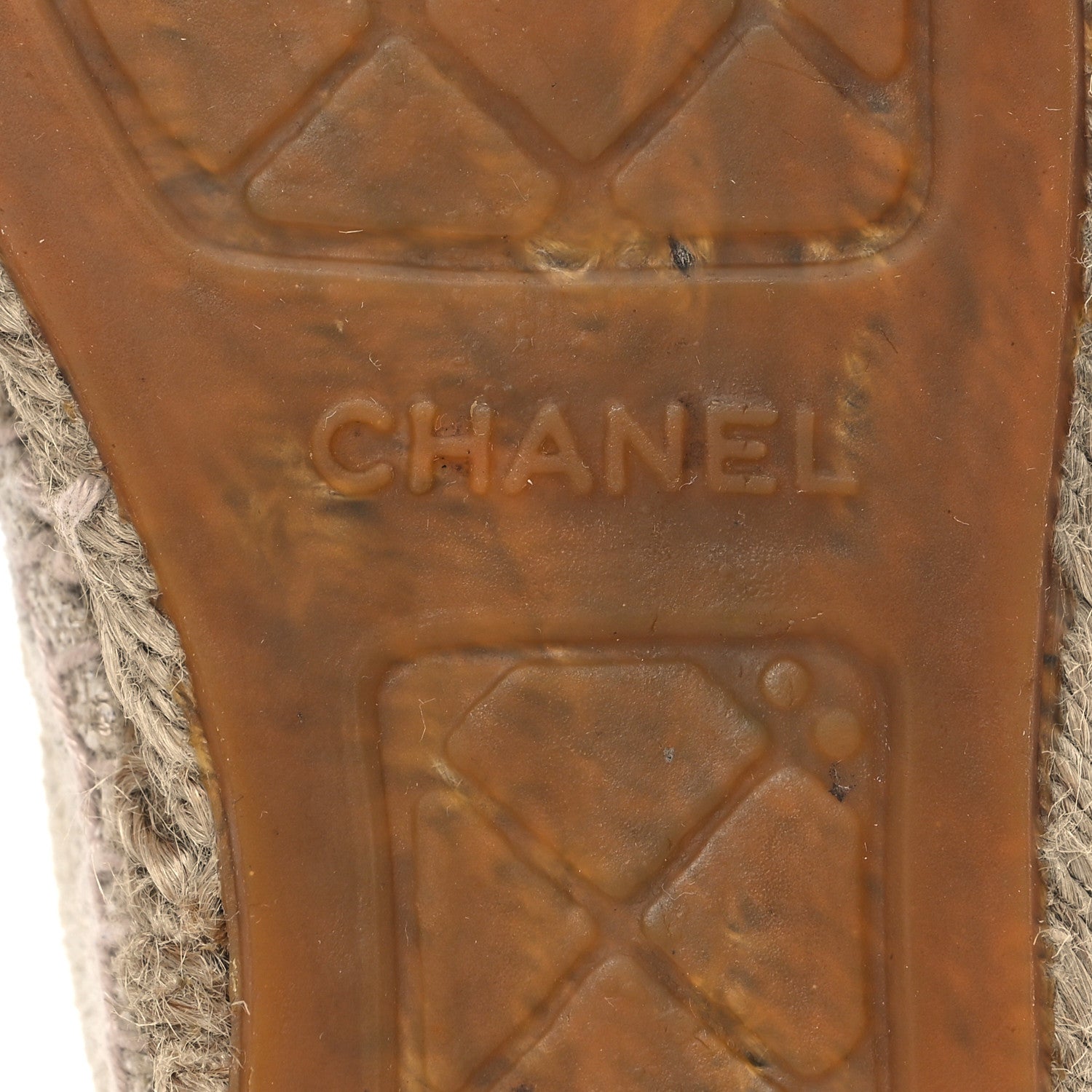 Chanel Linen Sequin CC Espadrilles 39 Beige Black 7 of 11