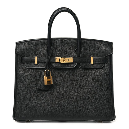 Hermes Togo Birkin 25 Black 1 of 9