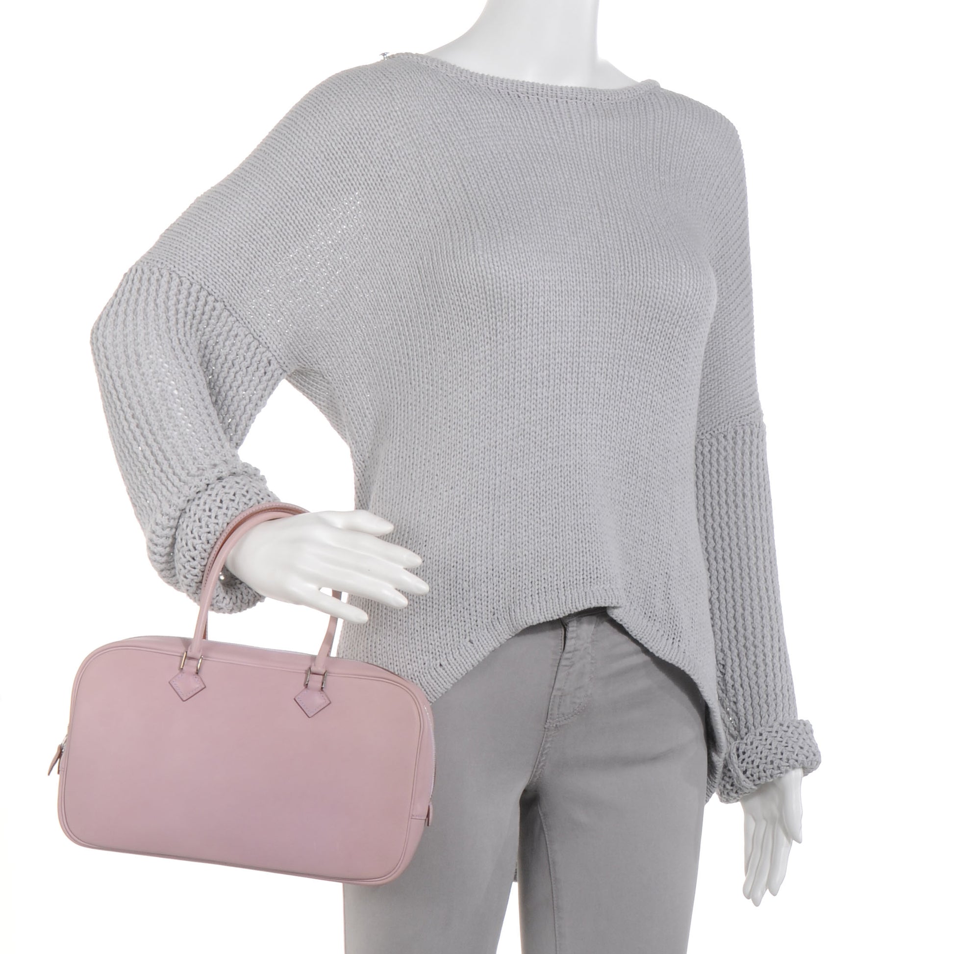 Hermes Swift Plume Elan 28 Rose Dragee 2 of 8