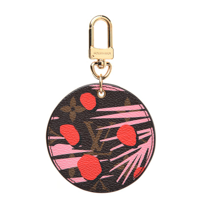 Louis Vuitton Monogram Jungle Dots Bag Charm Key Ring Sugar Pink Poppy 1 of 6
