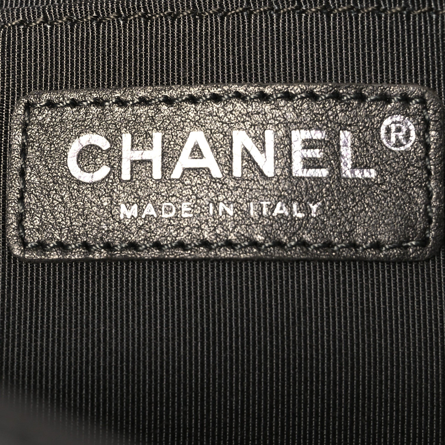 Chanel Metallic Lambskin Quilted XXL Travel Flap Bag  Dark Grey 6 of 12