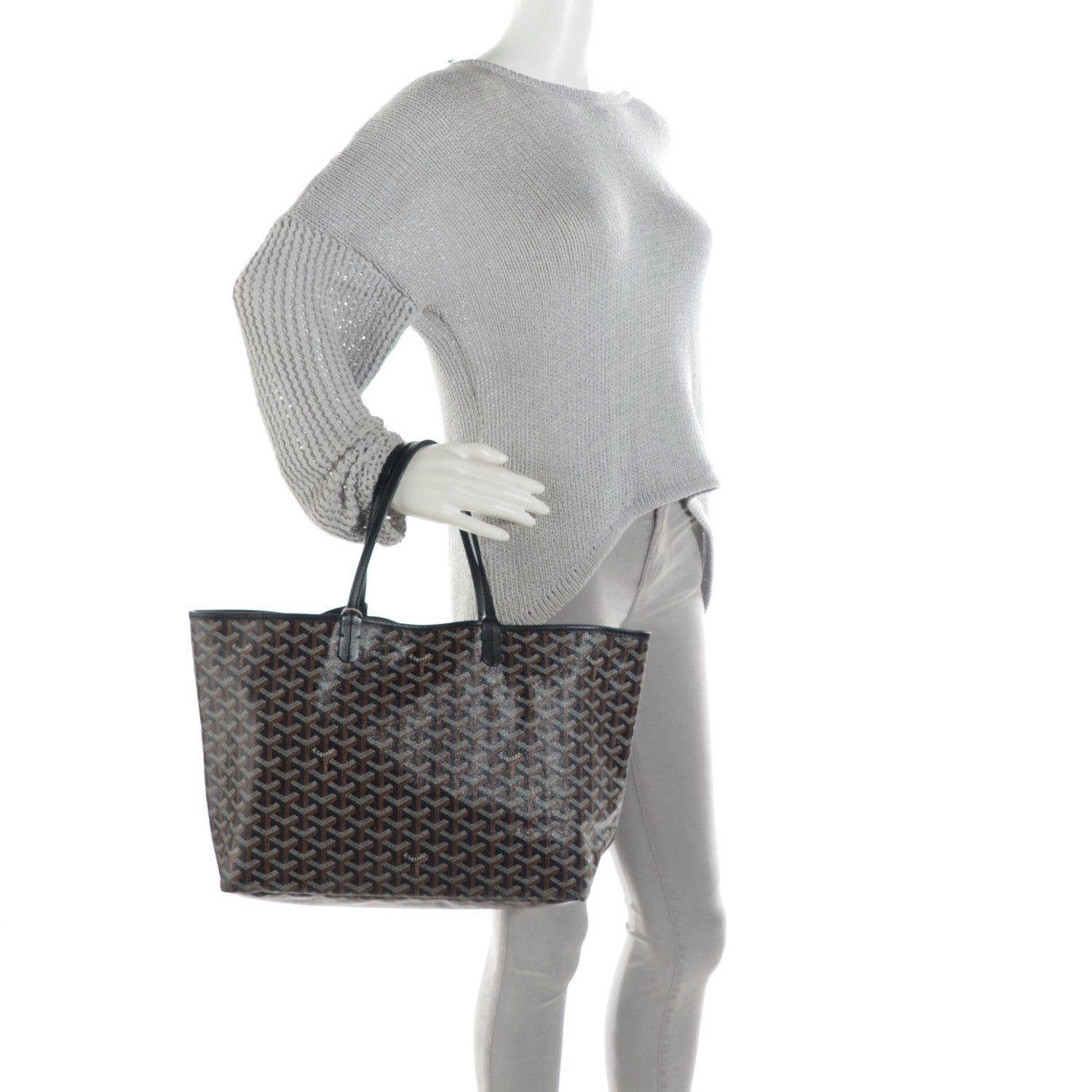 Goyard Goyardine Saint Louis PM Black 2 of 8