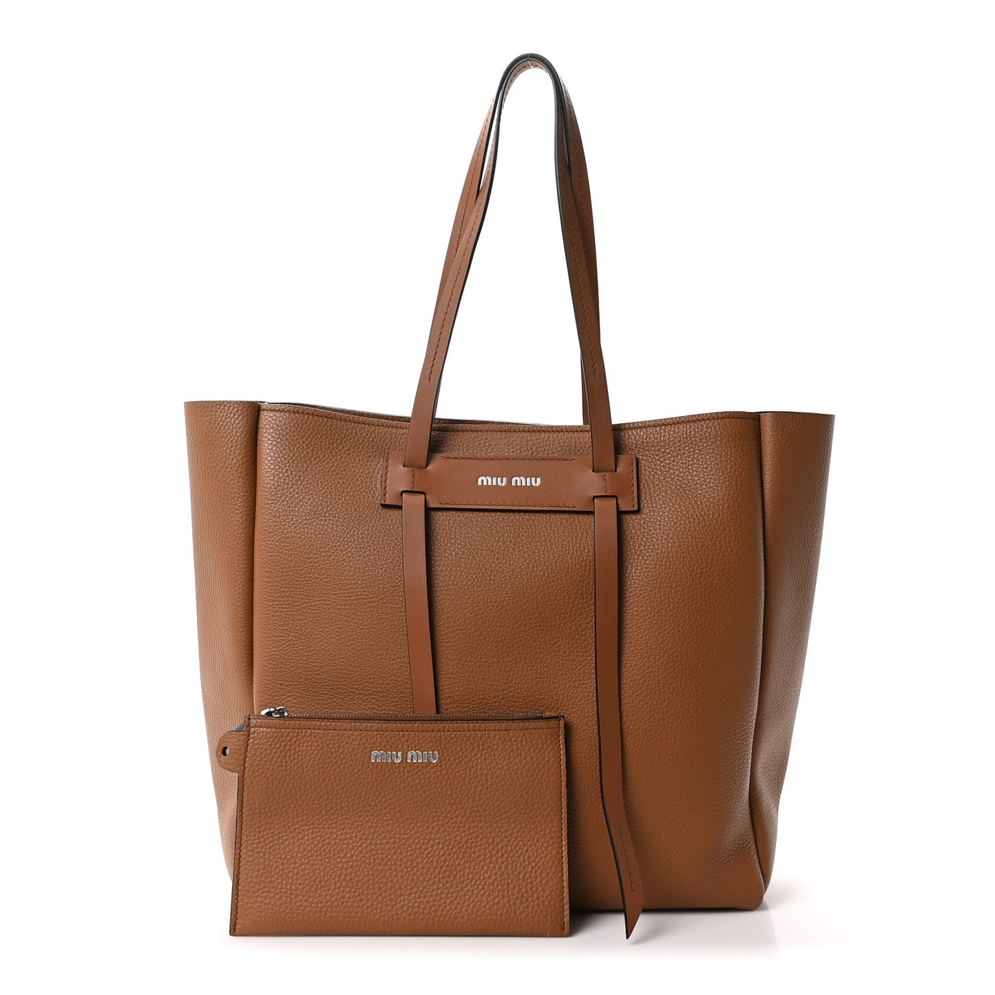 Vitello Daino Shopping Tote Cuoio
