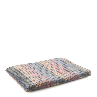 Bottega Veneta Nappa Intrecciato Stripe Document Case Shadow Multicolor 4 of 6