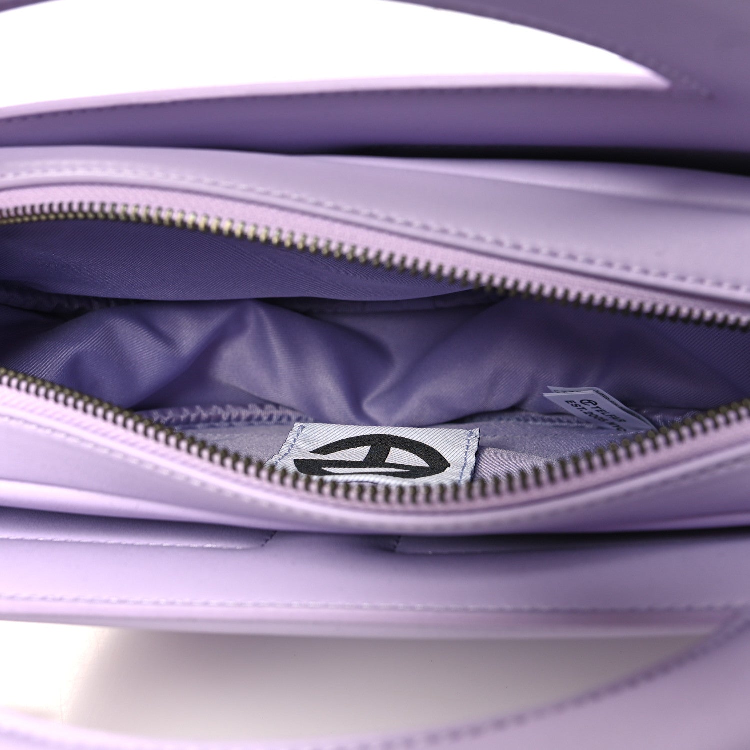 Telfar Vegan Leather Round Circle Bag Lavender 5 of 12