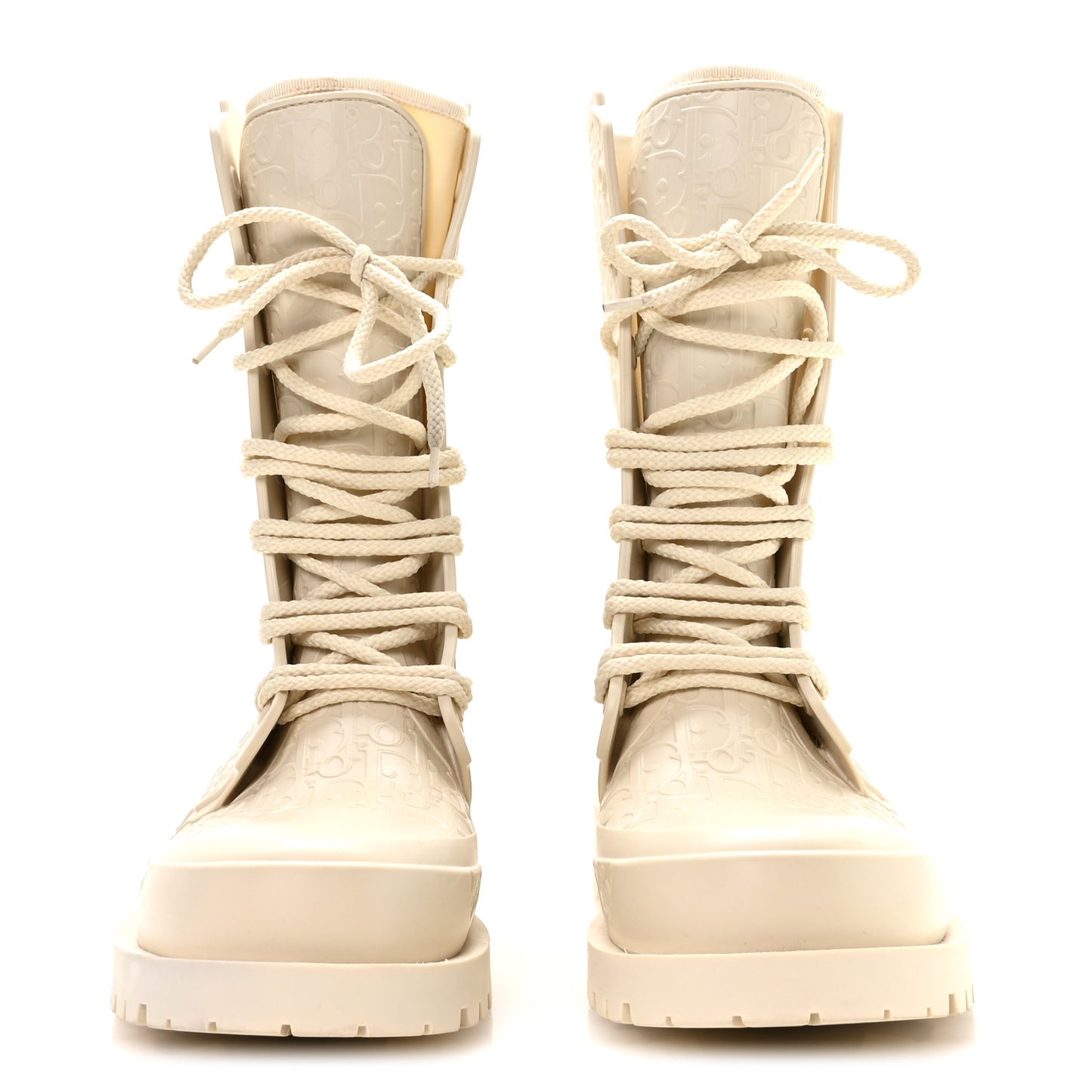 Oblique Rubber Diorcamp Boots 39 Off White