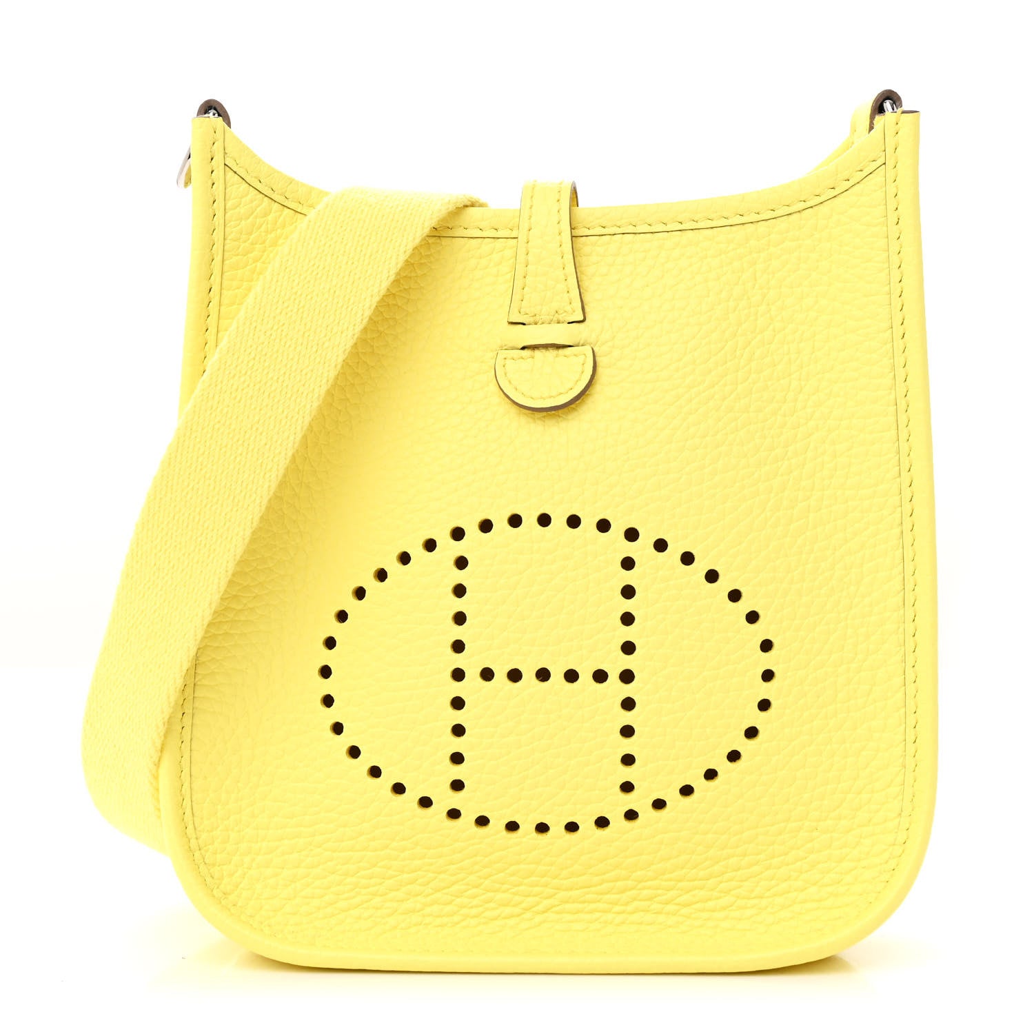 Hermes Taurillon Clemence Evelyne TPM Limoncello 1 of 11
