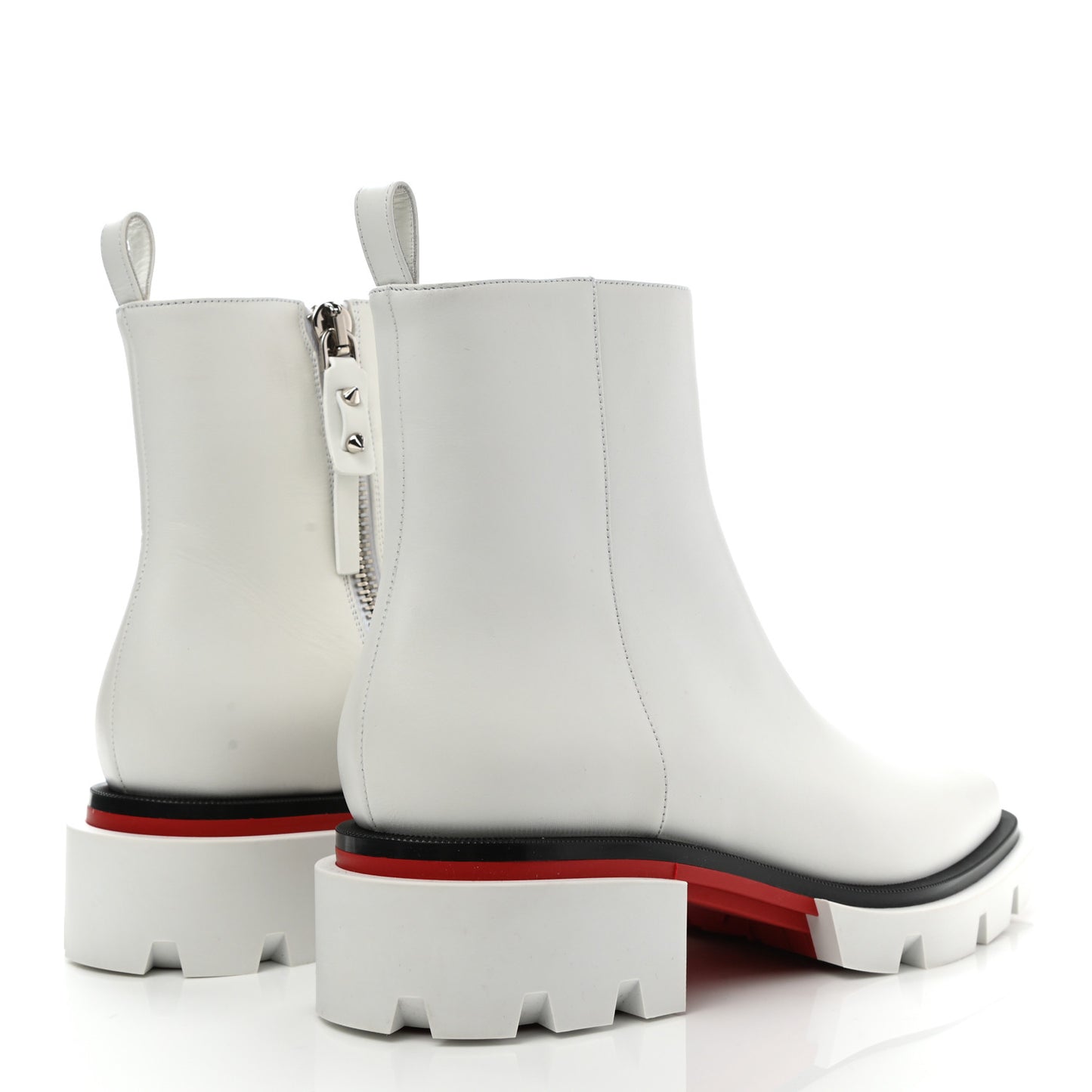 Calfskin Maxiboot Boots 41 Bianco