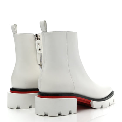 Christian Louboutin Calfskin Maxiboot Boots 41 Bianco 4 of 8