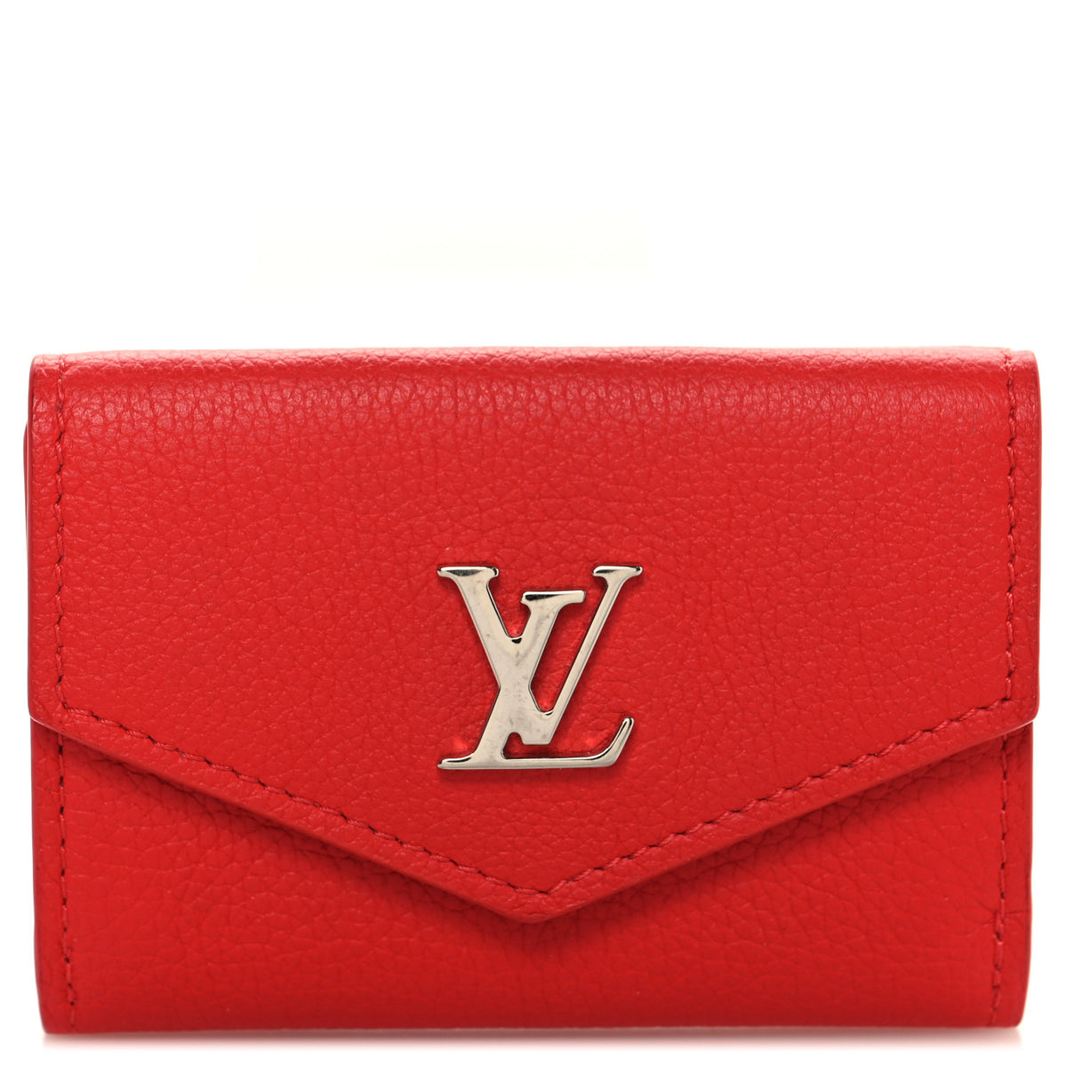 Calfskin Lockmini Wallet Kabuki