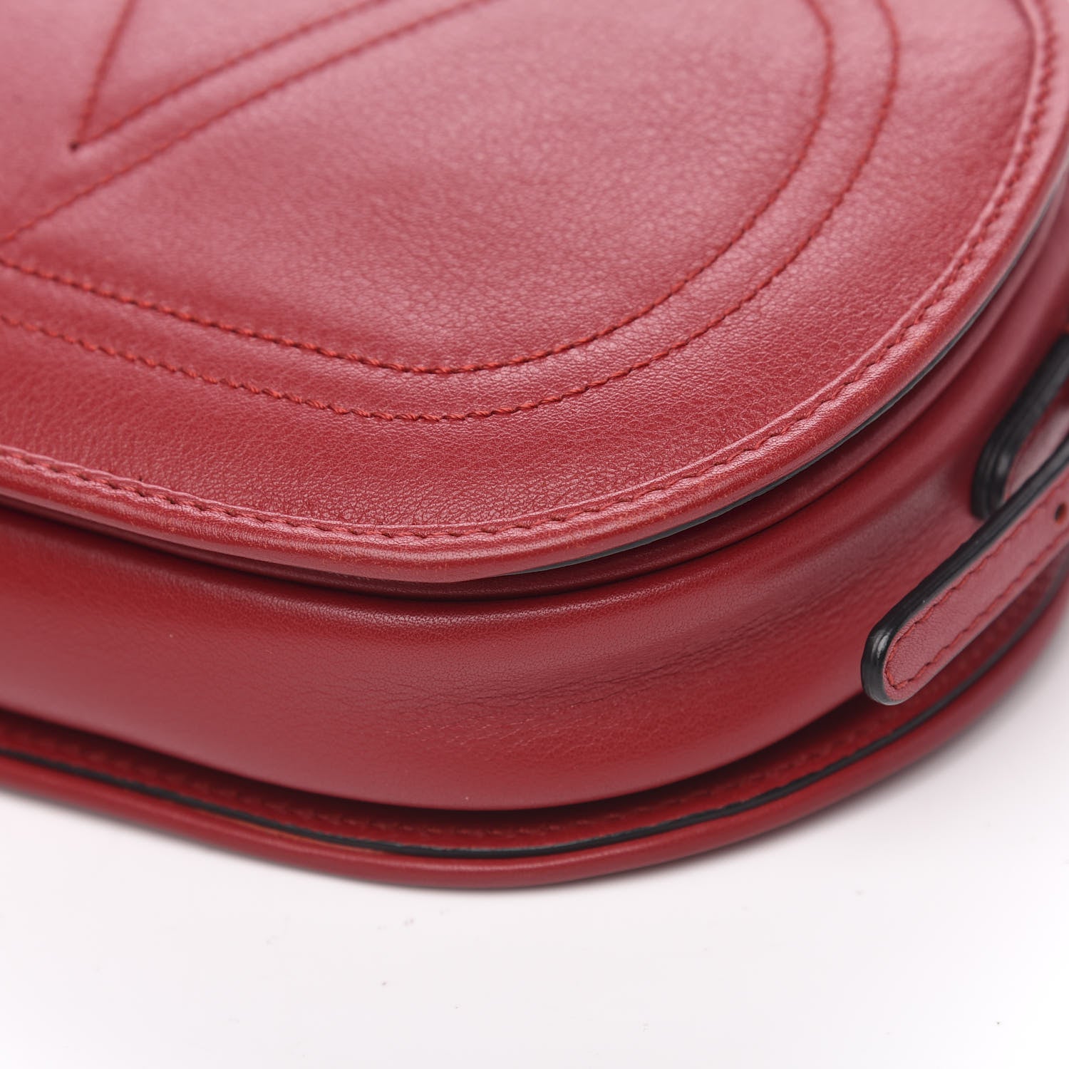 Valentino Garavani Vitello Small Logo Go Crossbody Bag Red 8 of 10