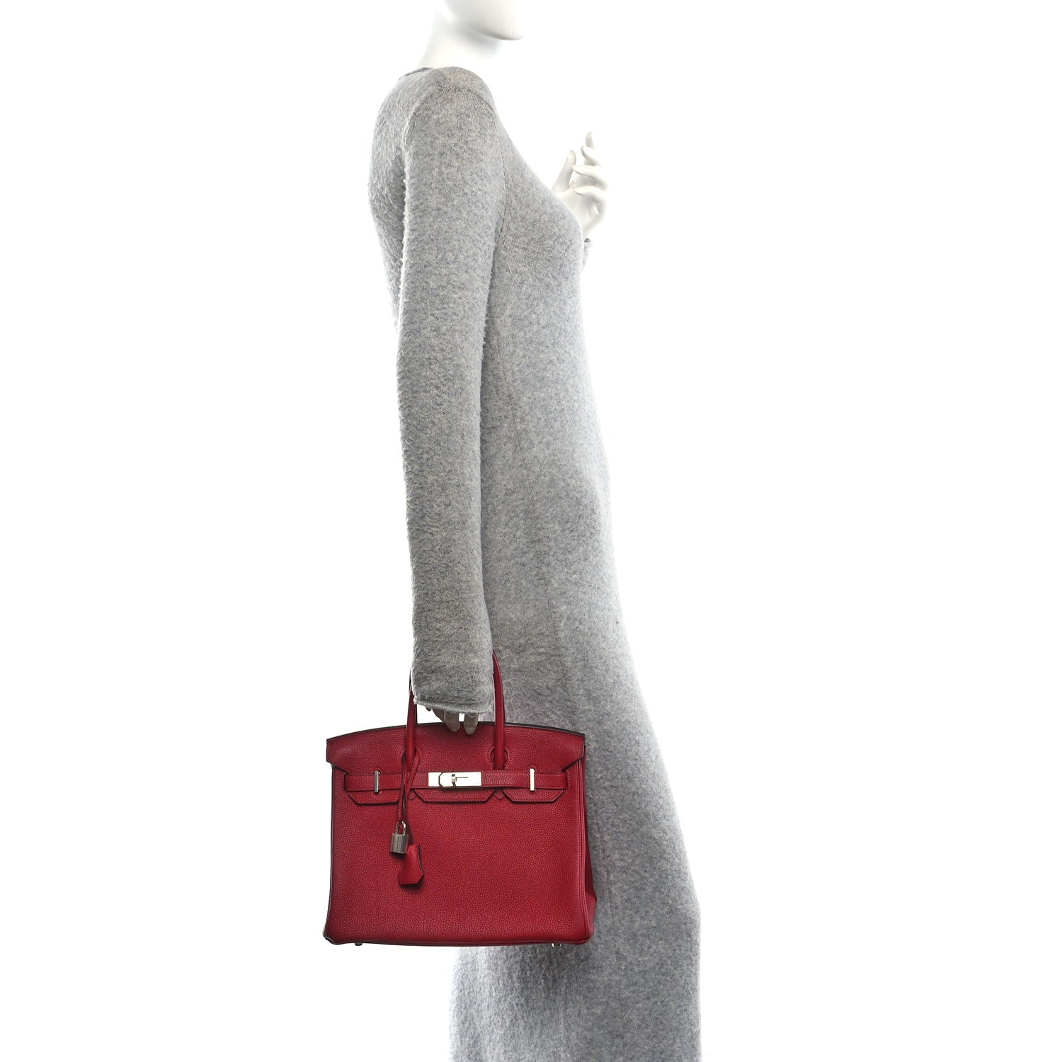 Hermes Togo Birkin 30 Rouge Grenat 2 of 12