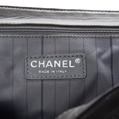 Chanel Glazed Calfskin Mademoiselle Lock Kelly Flap Bag Grey 7 of 16