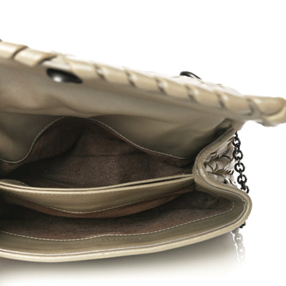 Bottega Veneta Nappa Intrecciato Baby Olimpia Shoulder Bag Mink 4 of 13