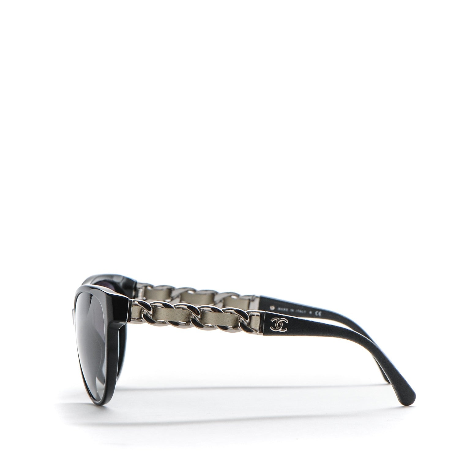 Chanel CC Chain Sunglasses 5215Q Black 3 of 8