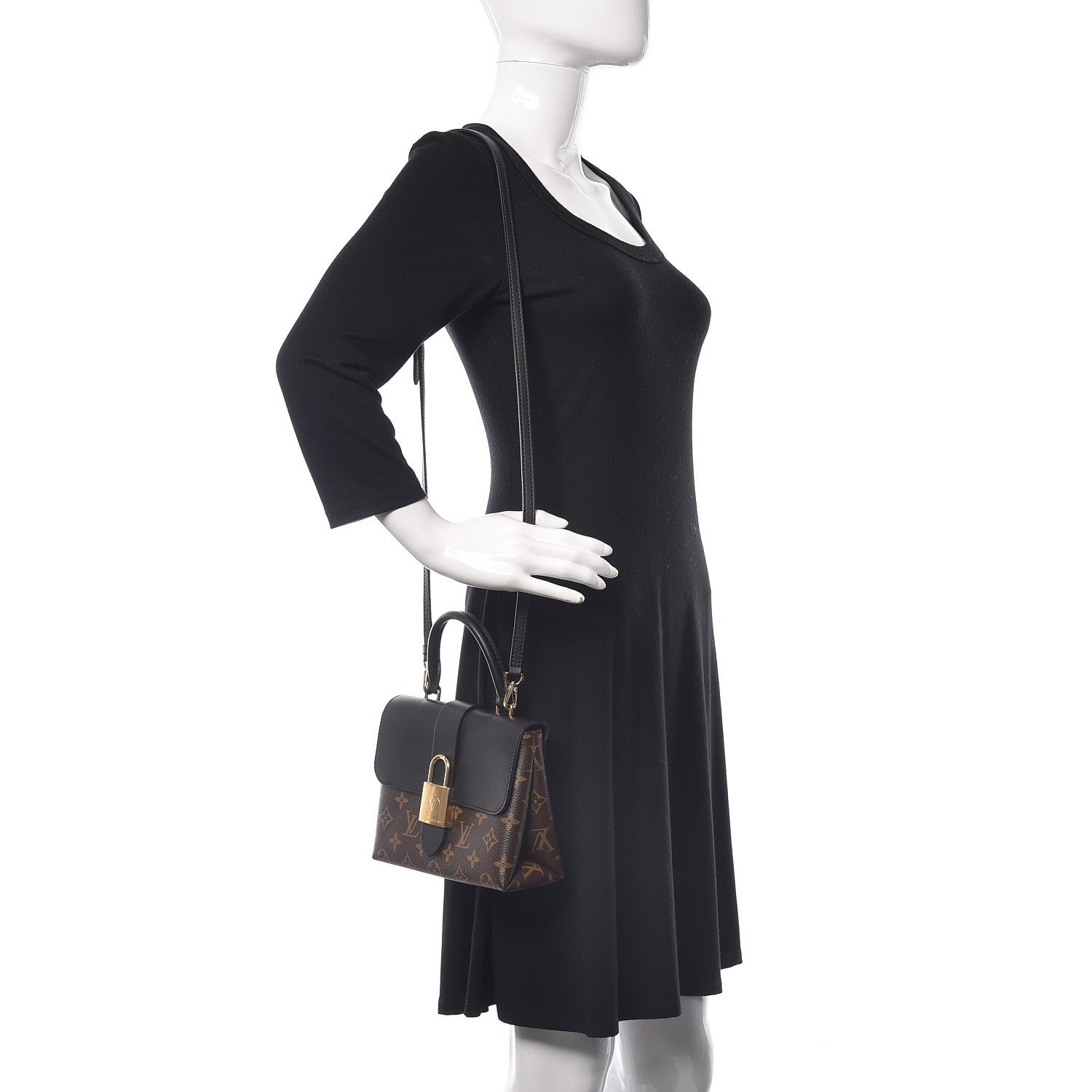 Louis Vuitton Monogram Locky BB Black 2 of 10