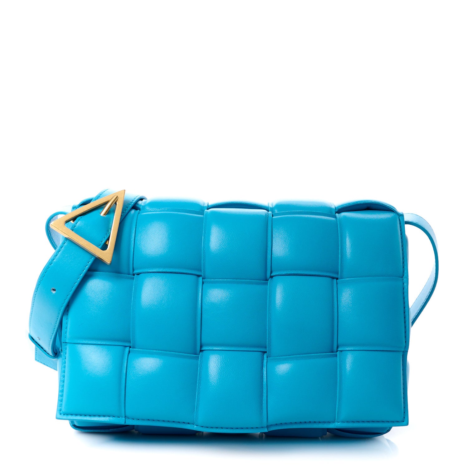 Bottega Veneta Nappa Maxi Intreccio Padded Cassette Crossbody Bag Pool 1 of 14
