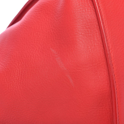 Celine Supple Calfskin Medium Phantom Luggage Vermillion 11 of 18