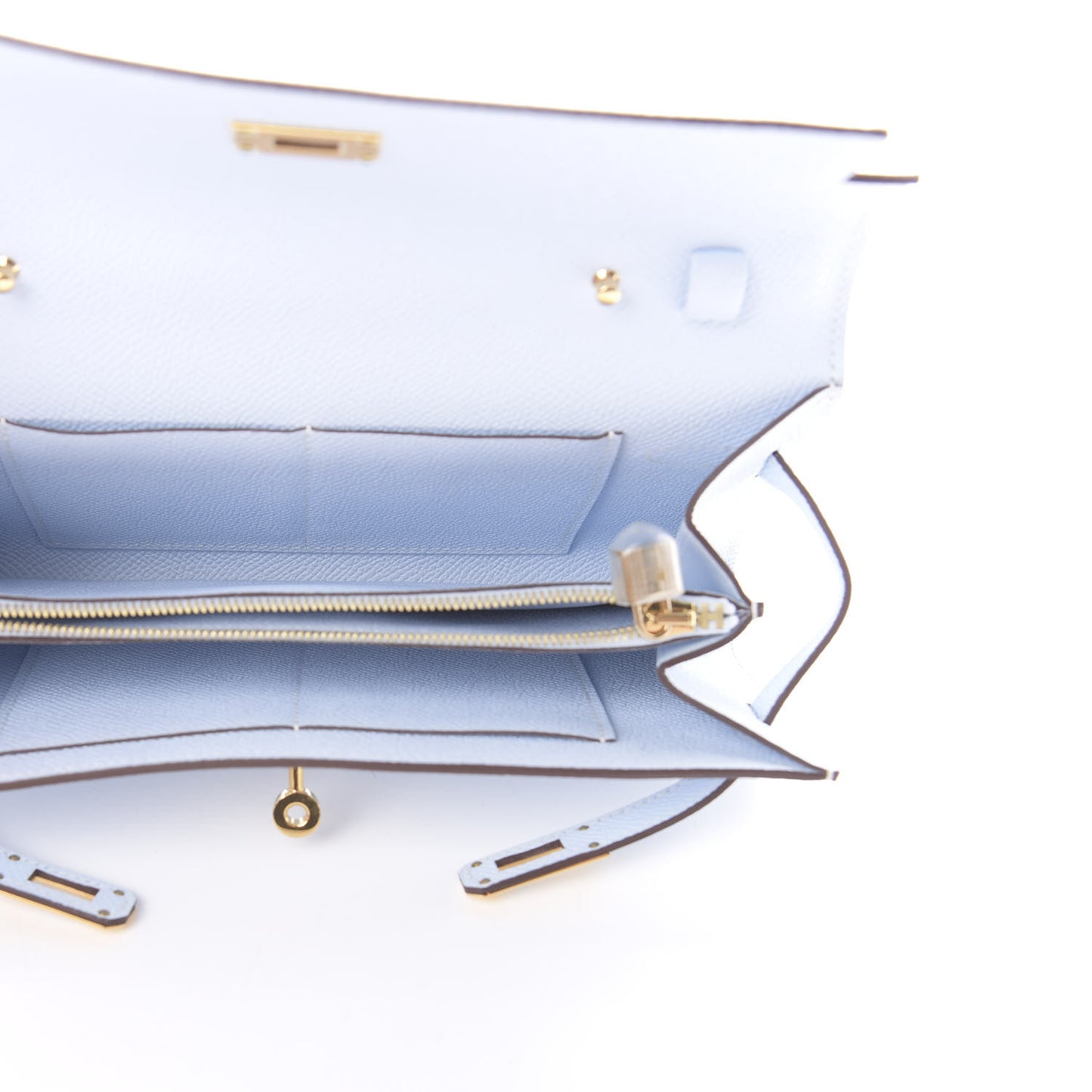 Epsom Kelly Wallet To Go Bleu Brume