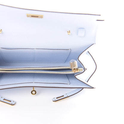 Hermes Epsom Kelly Wallet To Go Bleu Brume 4 of 10