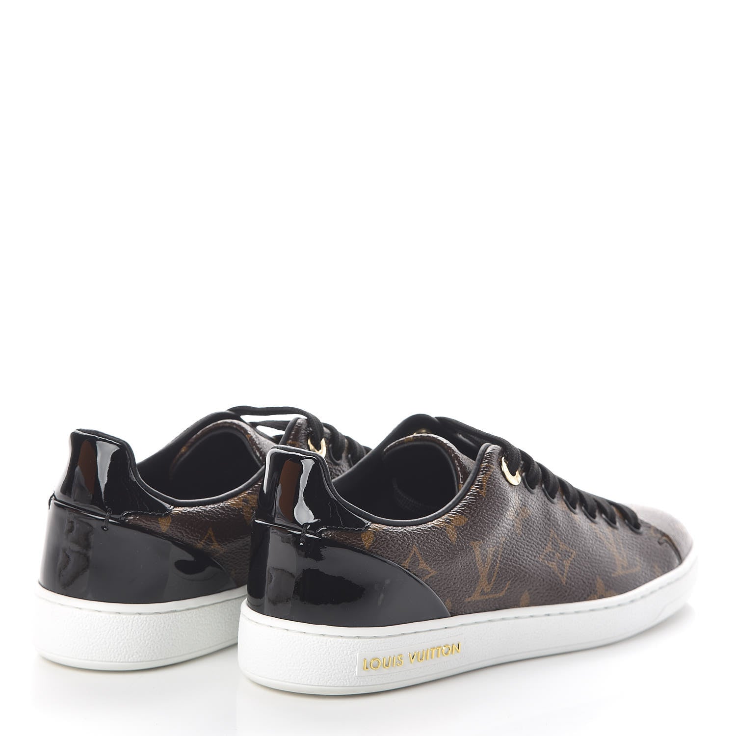 Louis Vuitton Patent Monogram Frontrow Sneakers 35 4 of 8