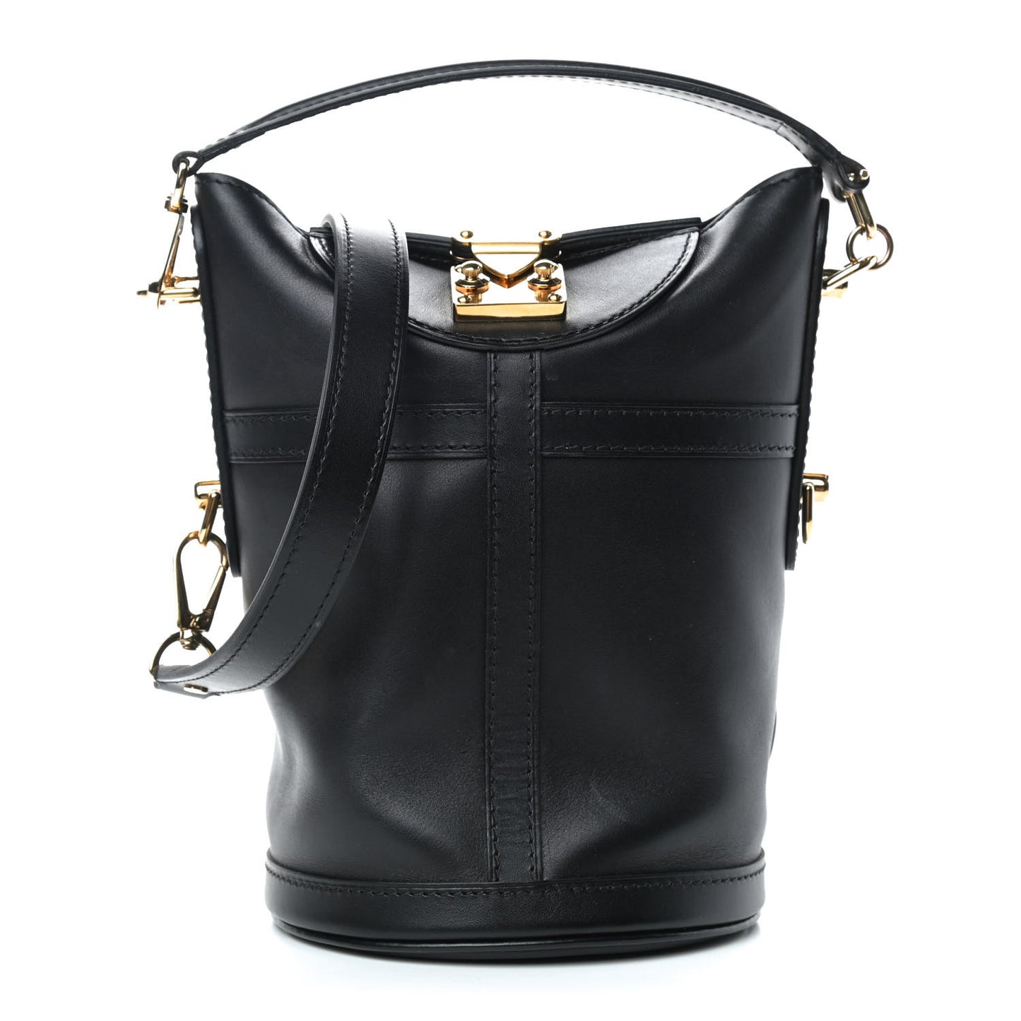 Calfskin Duffle Bag Black