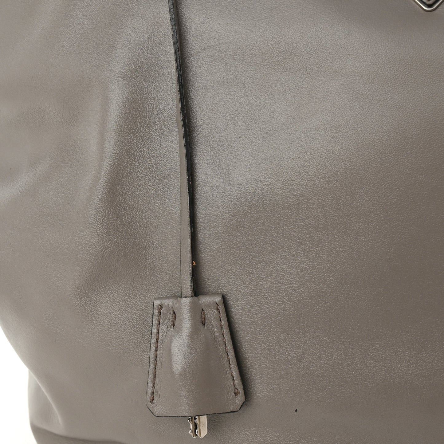 City Calf Small Hand Stitched Zip Tote Calce