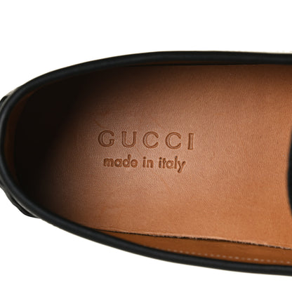 Gucci Calfskin Miro Soft Microguccissima Mens Driver Loafer 6.5 Black 9 of 13