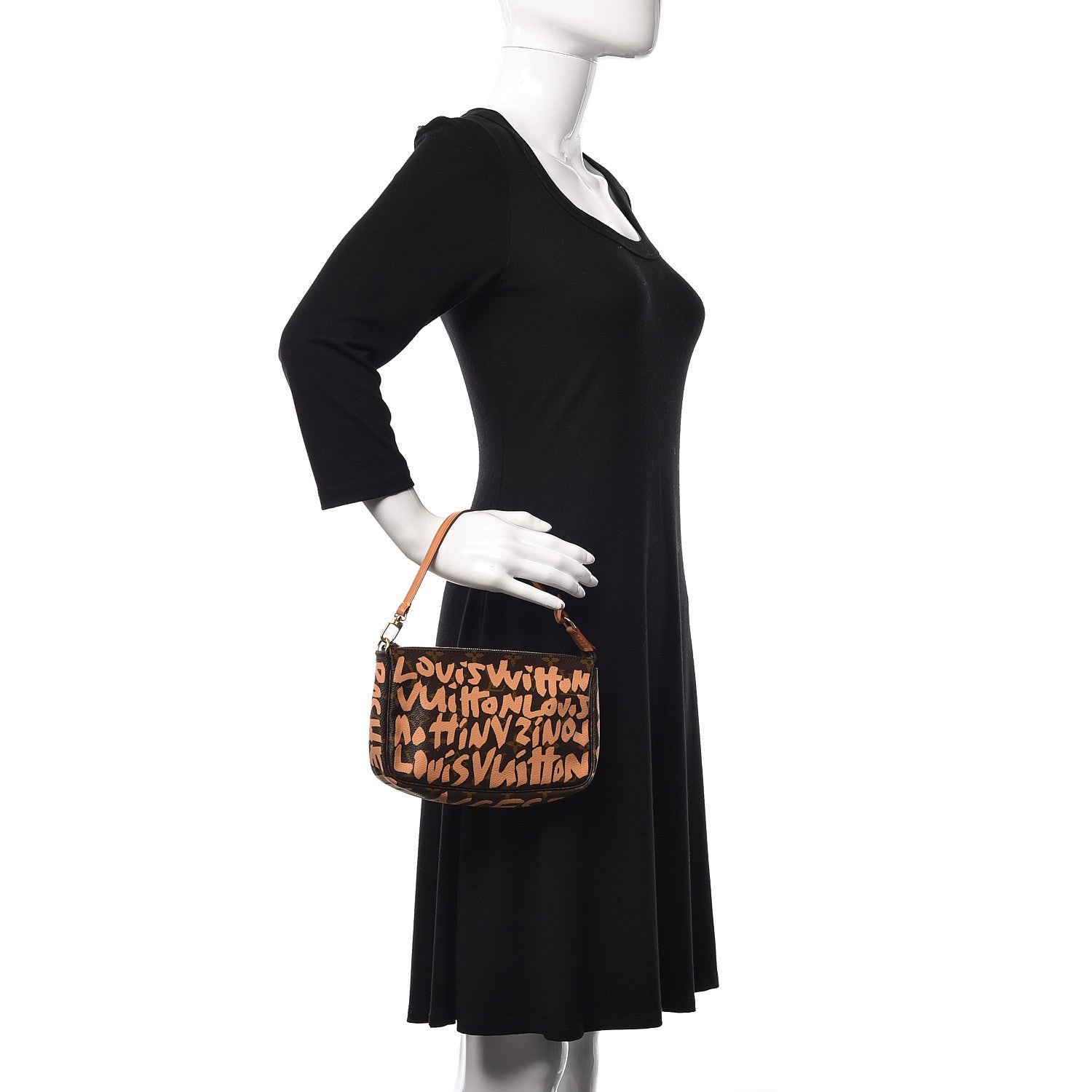 Louis Vuitton Monogram Graffiti Pochette Accessories Peach 2 of 9