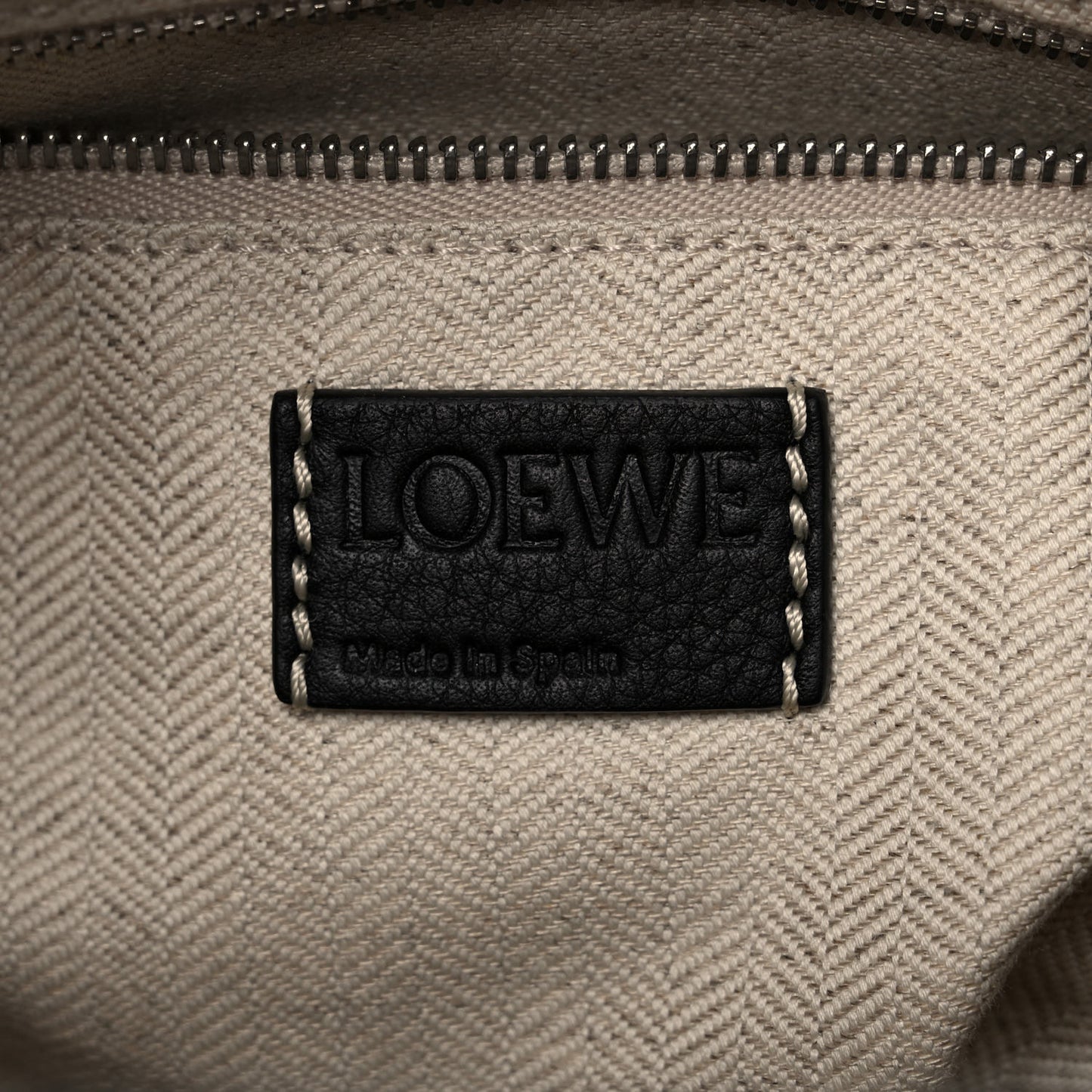 Calfskin Large Elephant Crossbody Bag Black