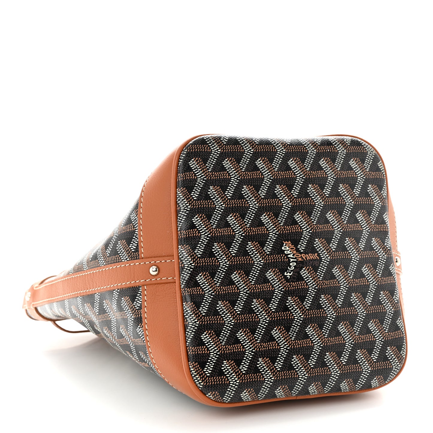 Goyardine Petit Flot Bucket Bag PM Black Gold