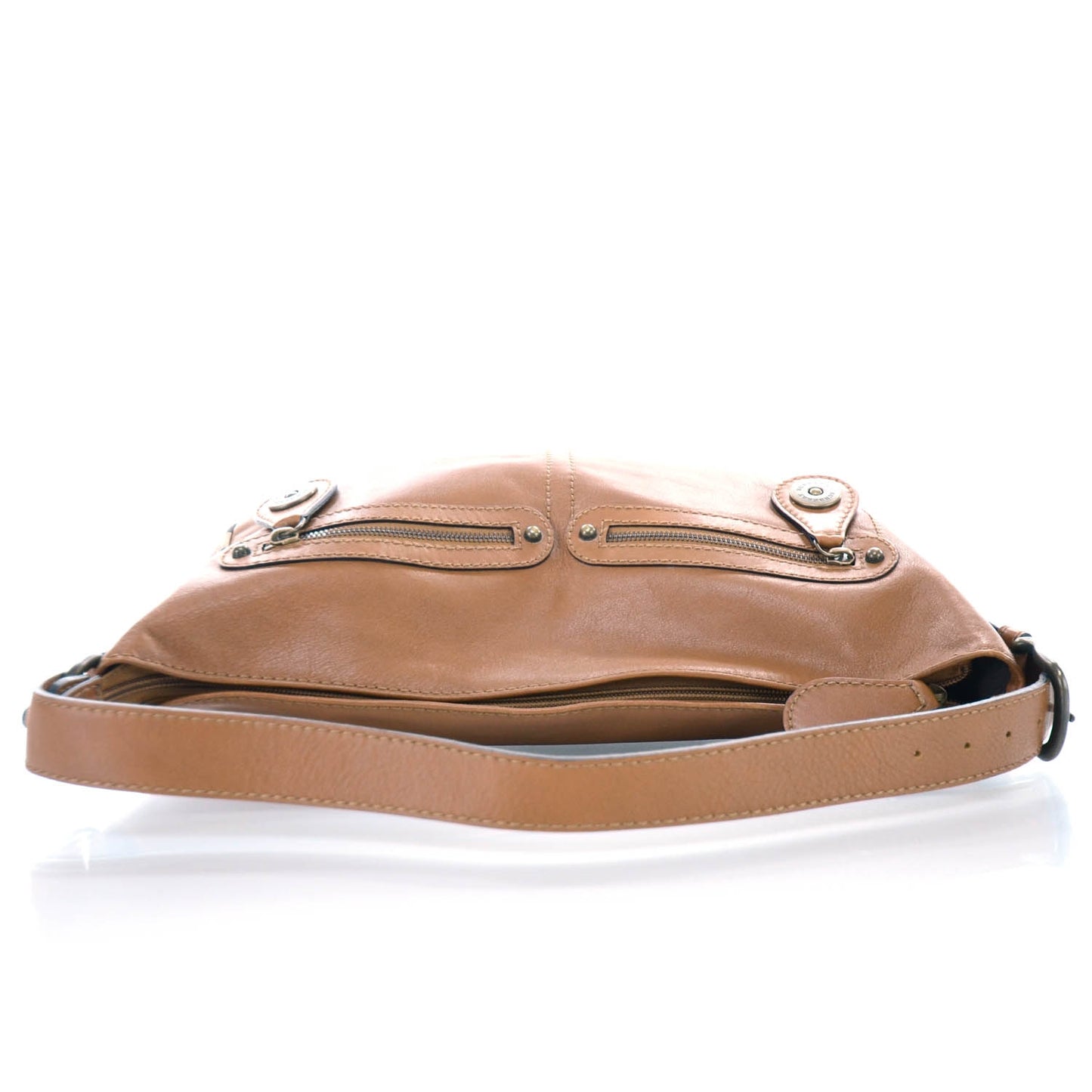 Leather Nova Check Trim Hobo