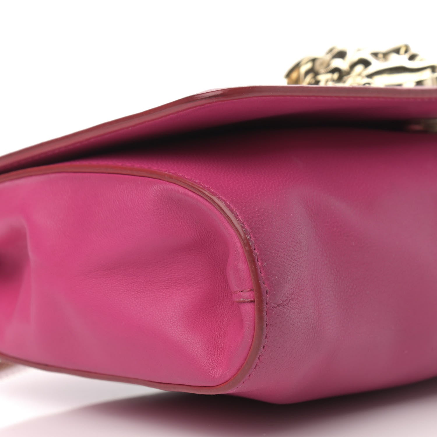 Versace Calfskin Palazzo Chain Evening Bag Pink 8 of 14